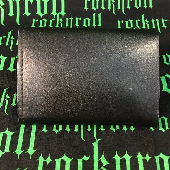 Studded Men's Leather Wallet - Picture 2 of 9